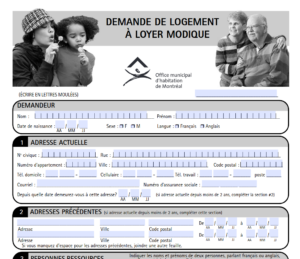 Aperçu Demande de HLM